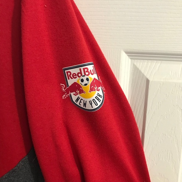 Adidas New York Red Bulls Full Zip Sweatshirt - Picture 3 of 8